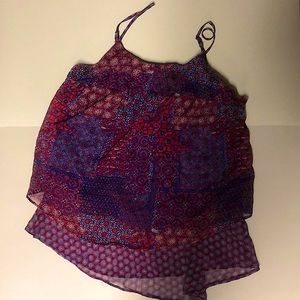 A summery tang top shirt not water proof very comfortable